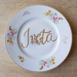 jmenovka na svatební stůl