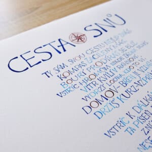 kaligrafie vodní, plavba