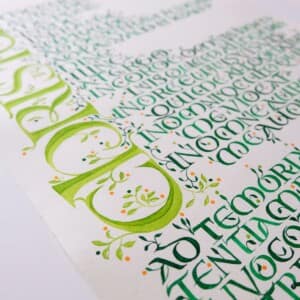 Akvarel na ručním papíře velikosti A3