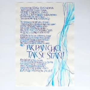 Akvarel na ručním papíře velikosti A3