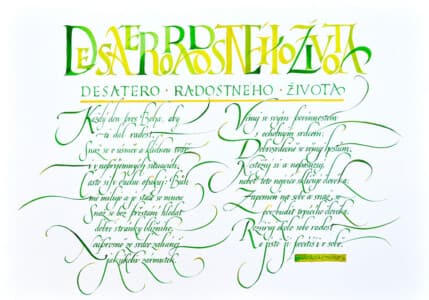 Dle sv. Magdaleny z Toulouse, formát A3