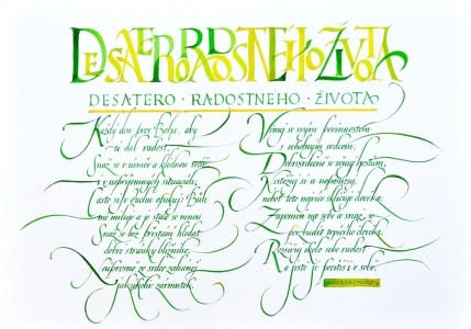 Dle sv. Magdaleny z Toulouse, formát A3