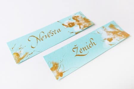 Pro nevěstu a ženicha, velikost 4 x 11 cm